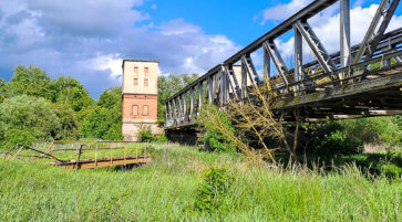 Ehemalige Eisenbahnbrücke 23.5.2025, Foto:  Guido Warthemann