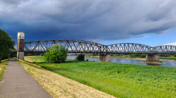 Ehemalige Eisenbahnbrücke 23.5.2025, Foto:  Guido Warthemann