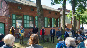 Einführung am Schloss Barby 23.5.2025, Foto:  Uta Koschmieder