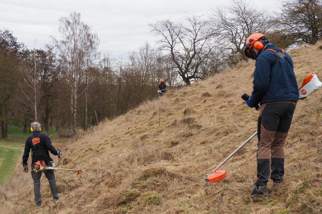 Arbeitseinsatz am 14.3.2026, Foto: Erik Welk
